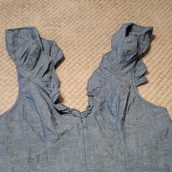 Free People Winona Denim Top - Picture 3 of 6